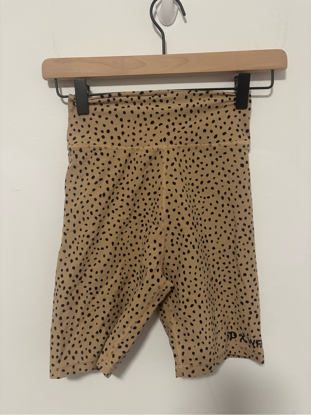 Wild fox active high rise cheetah print biker shorts